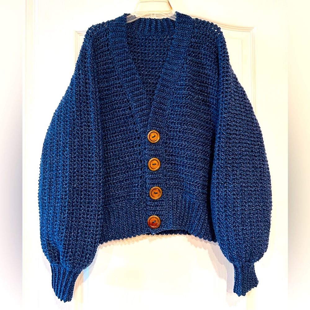 Adult medium crocheted sweater